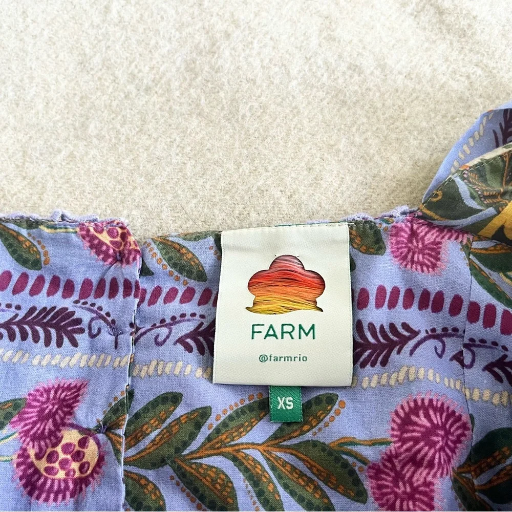 Farm Rio The Green Wild Jungle Blouse
